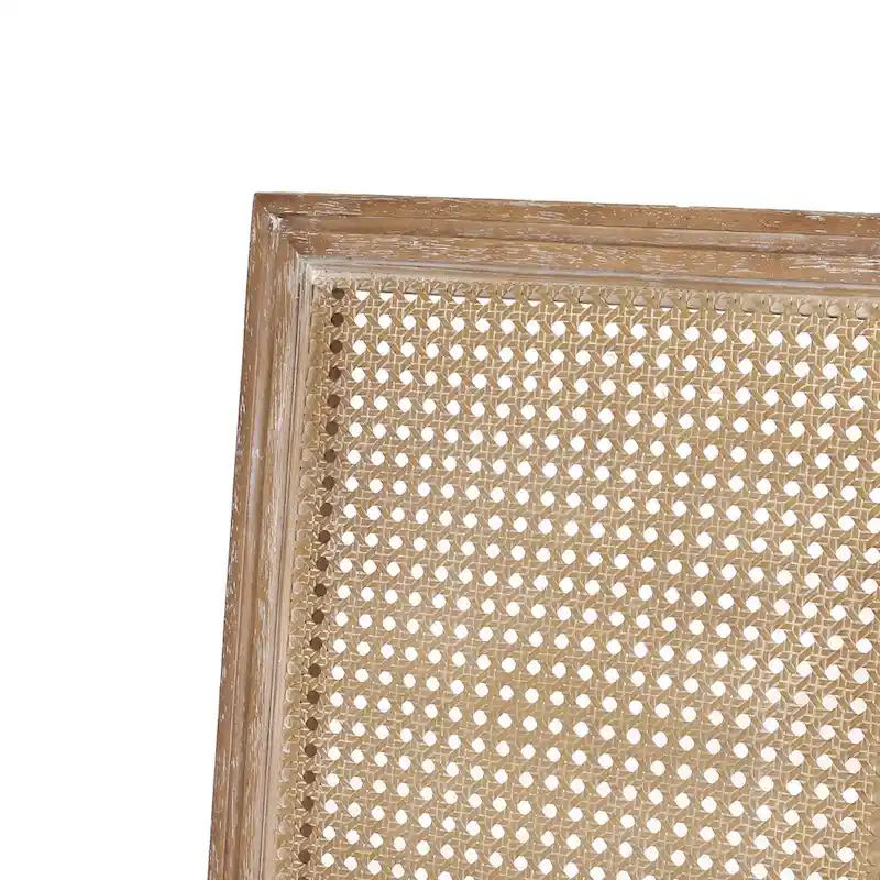 Regina French Country Wood and Cane Upholstered Dining Chair (Set of 6) by Christopher Knight Home