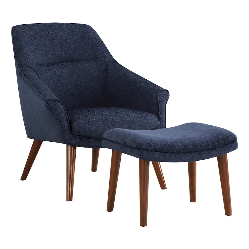 Waneta Chair and Ottoman