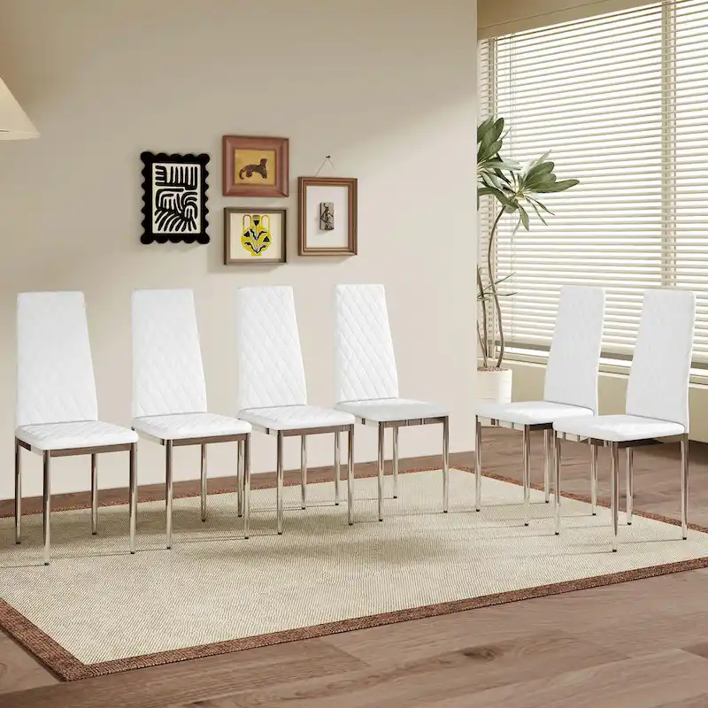 Modern Style Dining Chairs Set of 6