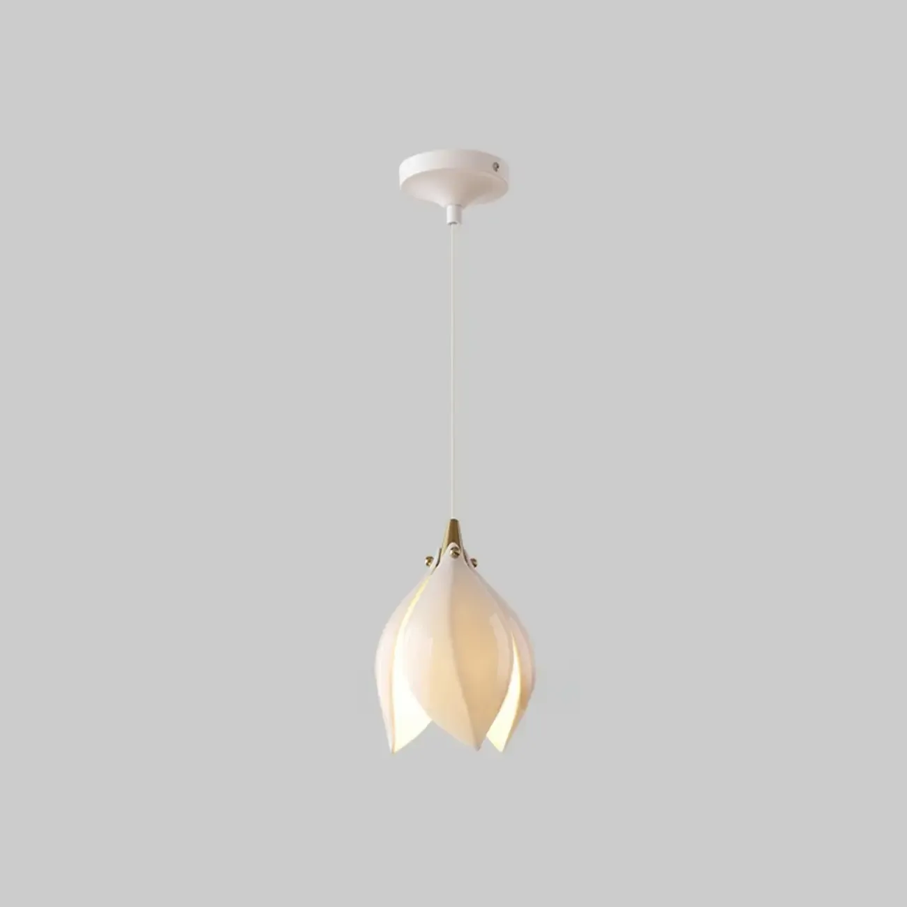 Elegant Ceramic Bud Shape LED Pendant Lamp
