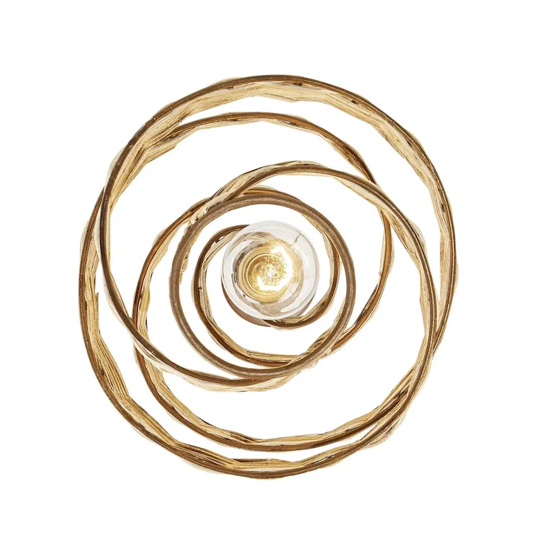 Flow Hand-Crafted Recycled Steel 1-Light Mini Pendant