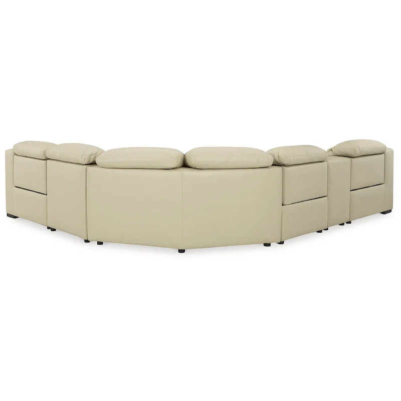 Signature Design by Ashley Center Line 6-Piece Power Reclining Sectional - 138.25W x 120.5D x 35H