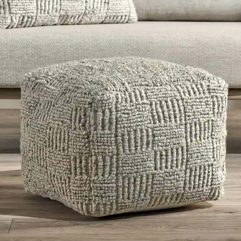 Shades 18 Recycled Fabric Indoor/Outdoor Pouf