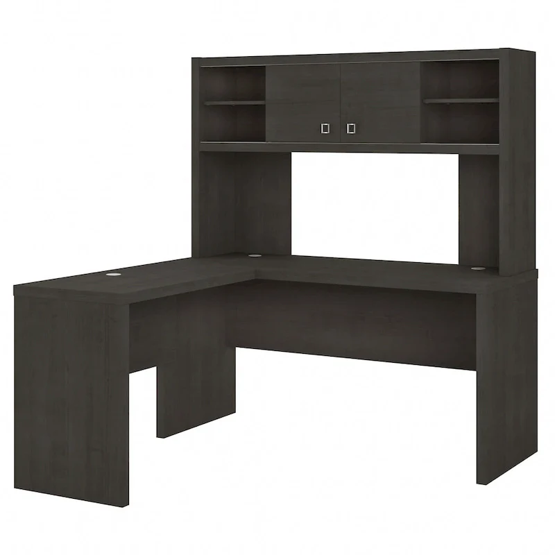 Echo L Shaped Desk with Hutch by Bush Business Furniture