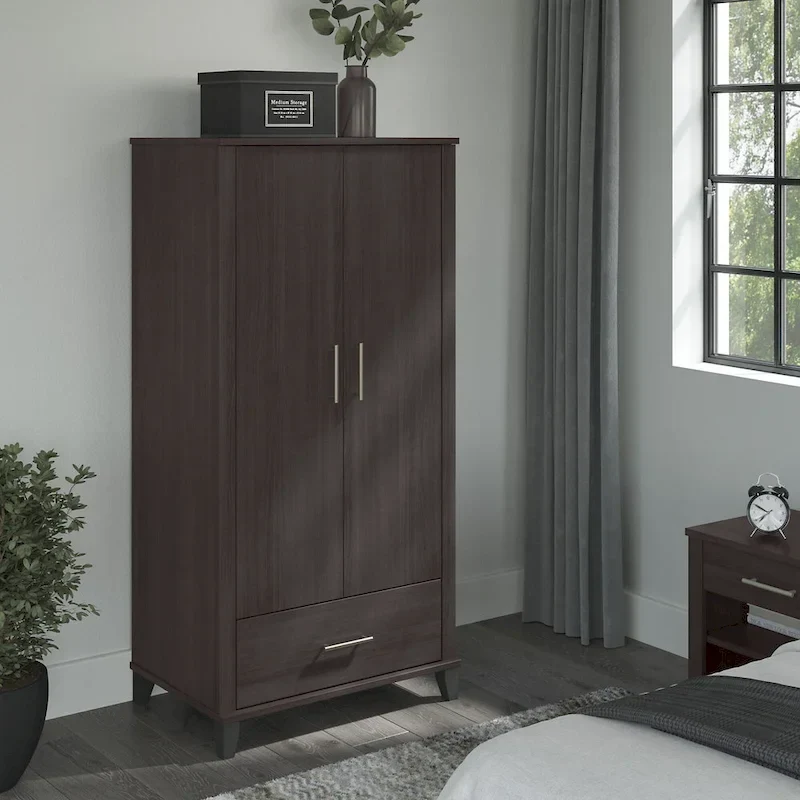 Somerset Large Armoire Cabinet by Bush Furniture