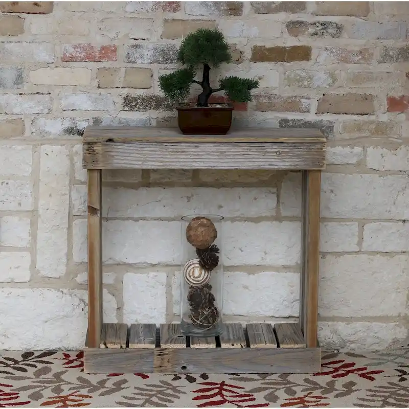 30 Slatted Entry Console