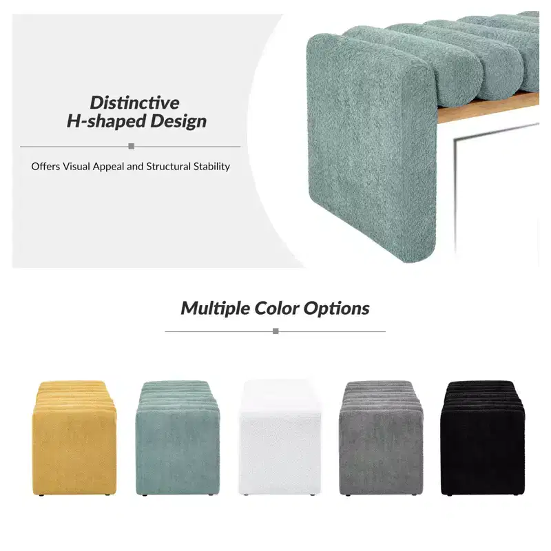 Alice Bench With Solid Wood Construction | HULALA HOME