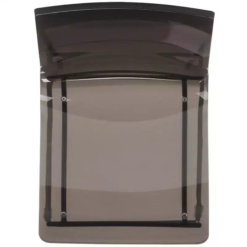 Bryant Acrylic Barstool - SFV2564 - Smoke Grey/Gunmetal - Safavieh Couture