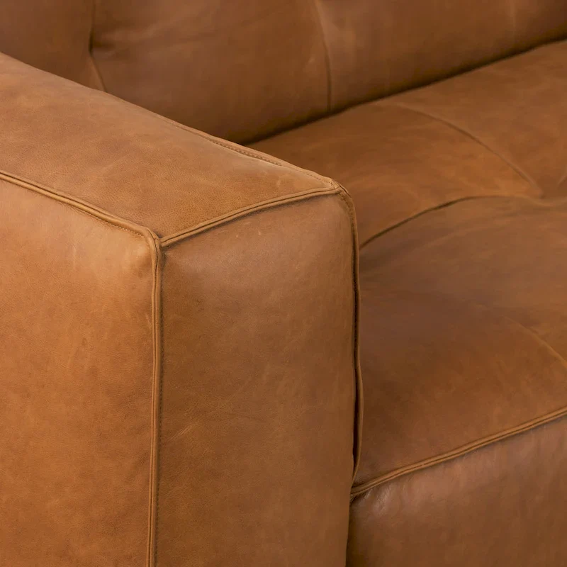 Poly & Bark Capa 92  Sofa - Full Grain Genuine Italian Leather
