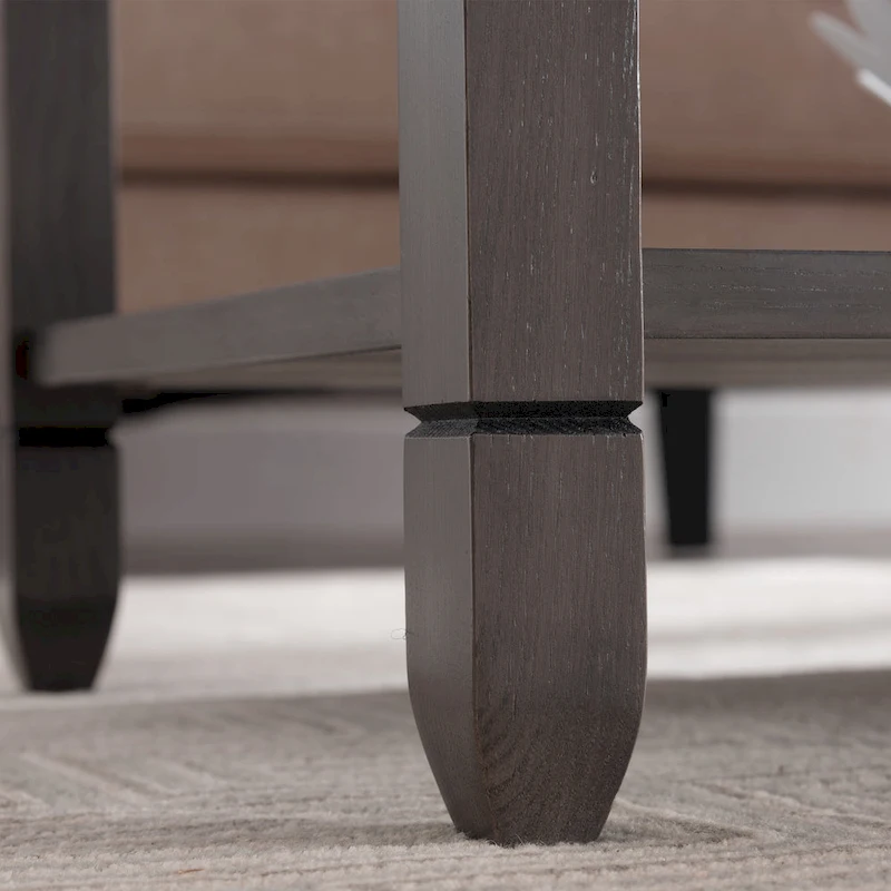 Leick Home Rustic Slate One Shelf Coffee Table