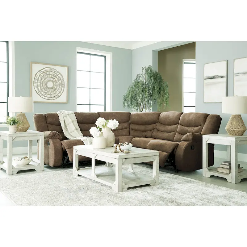 Signature Design by Ashley Partymate 2-Piece Reclining Sectional - 99W x 99D x 40H