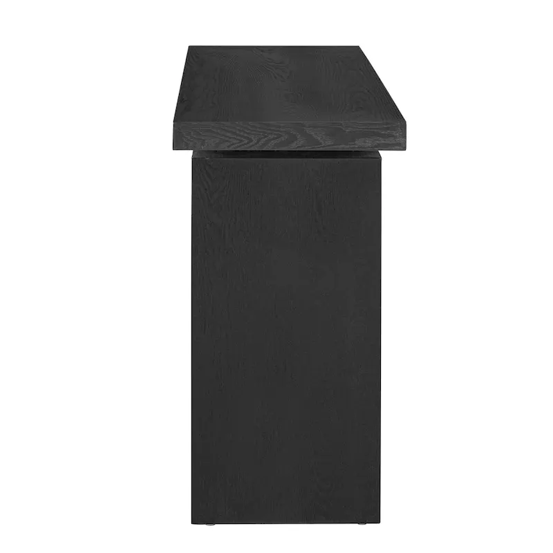 59 Floating Console Table with Ash Veneer