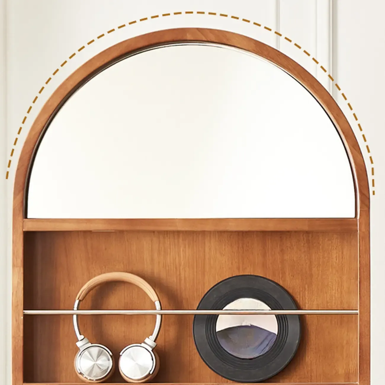 Modern Oak Wood Vertical Closed Back Bookcase