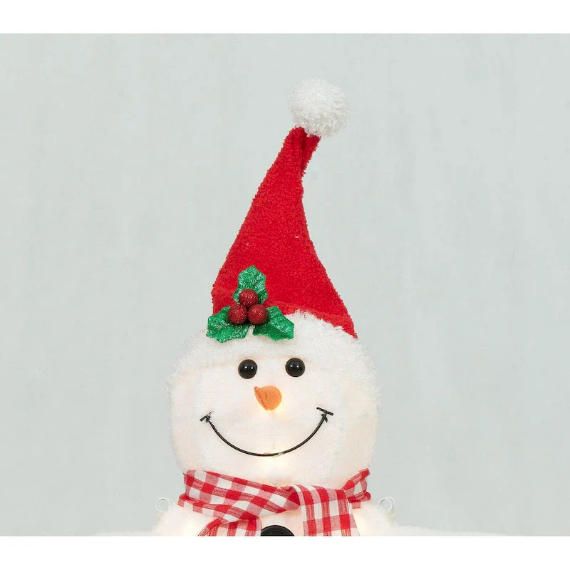 Set of 3 UL Plush Snowman Family Sculpture
