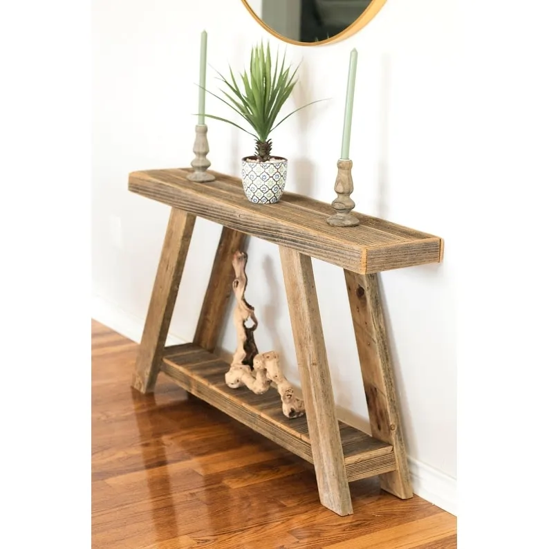 46 Aztec A-Frame Console Table