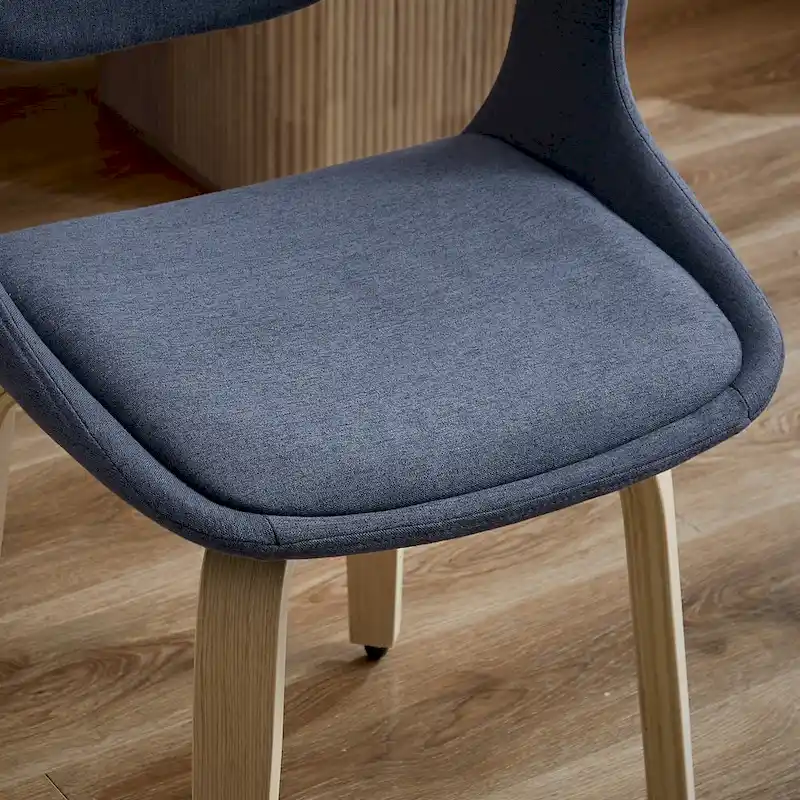 Art Leon Swivel Upholstered and Wood Accent Chair