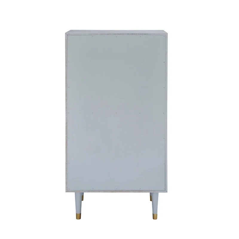 Bea Five Drawer Geo Dresser Chest