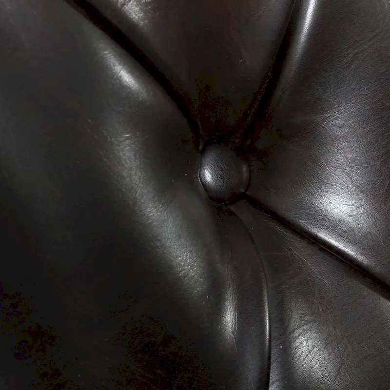 Malone Brown Leather Club Chair by Christopher Knight Home