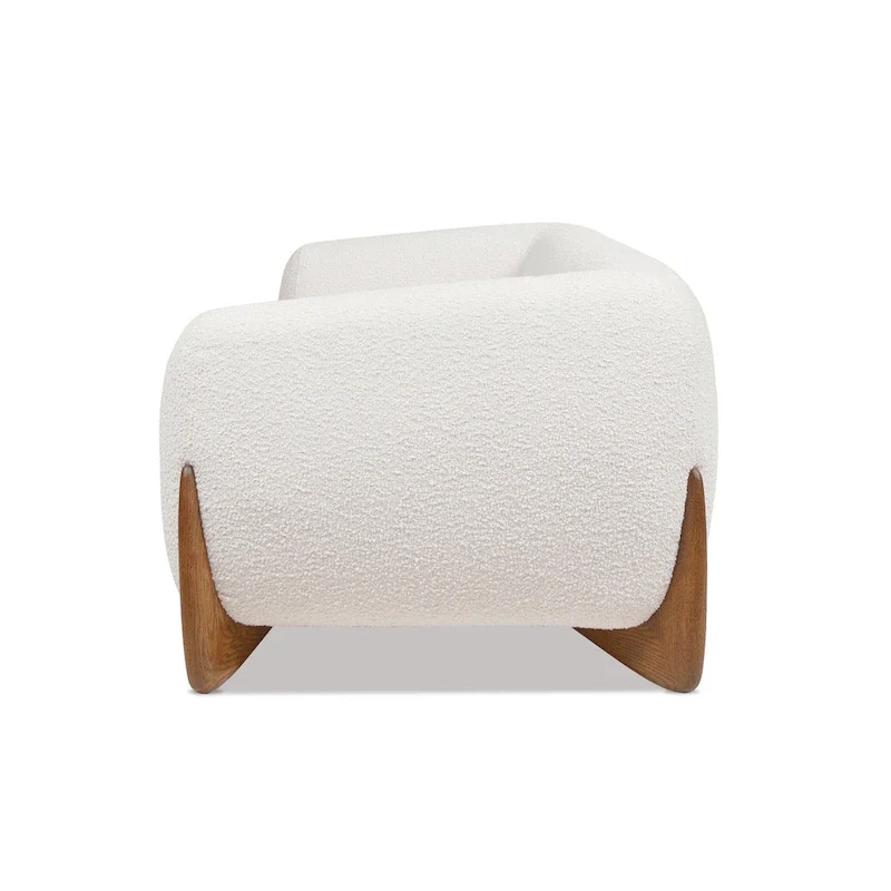 Alpine 90.5 Sherpa Upholstered Sofa