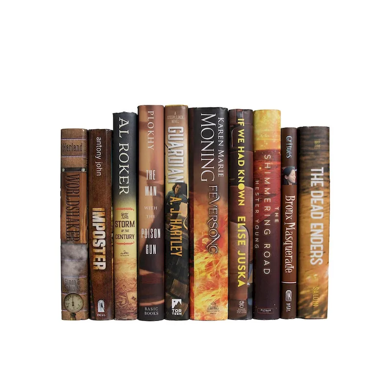 Books Brown Decorative Accessories: Autumn Dust Jacket Colorpak