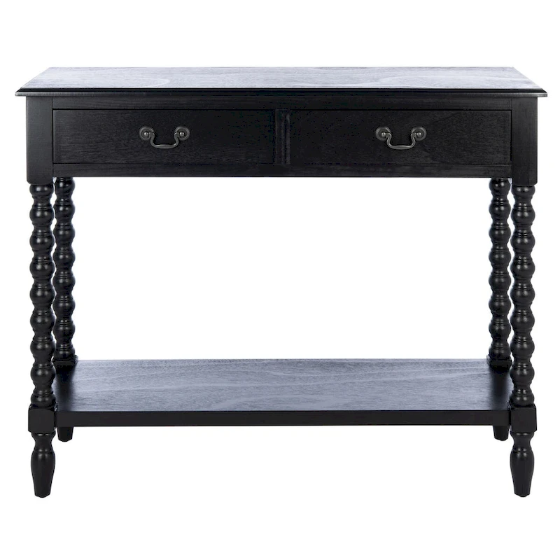 SAFAVIEH Henretta 2-Drawer Console Table - 35.5  W x 13  L x 29.5  H - 35.5  W x 13  L x 29.5  H - 36Wx13Dx30H