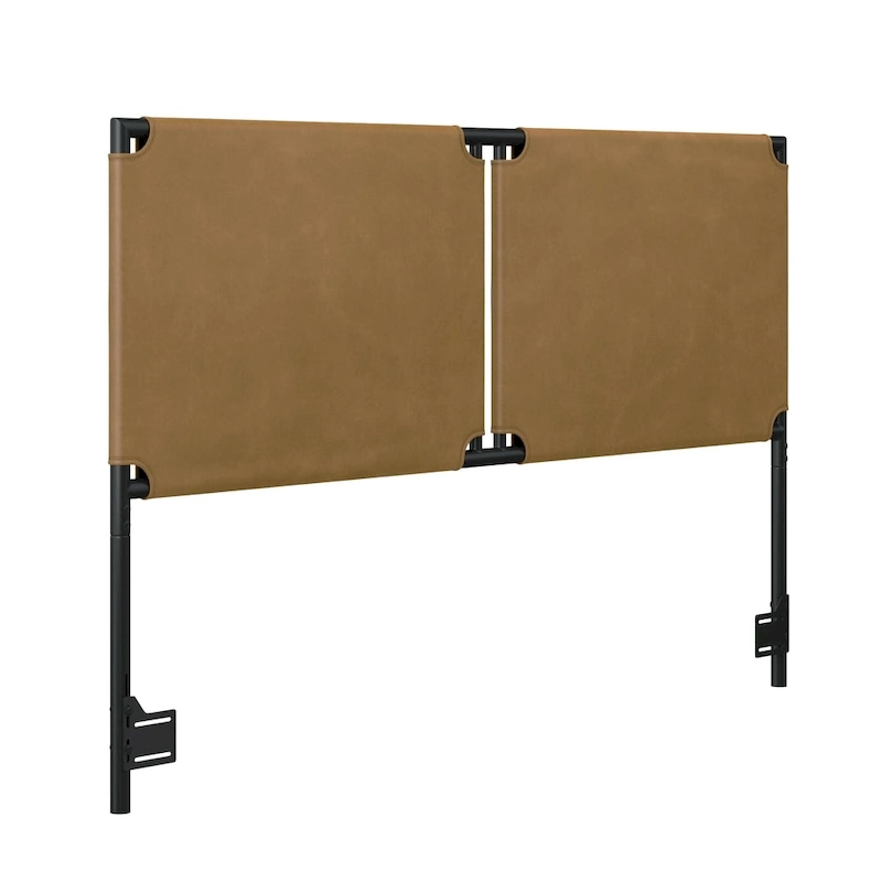 Nathan James Aspen Bed Headboard, Boucle Upholstered Headboard with Matte Metal Frame