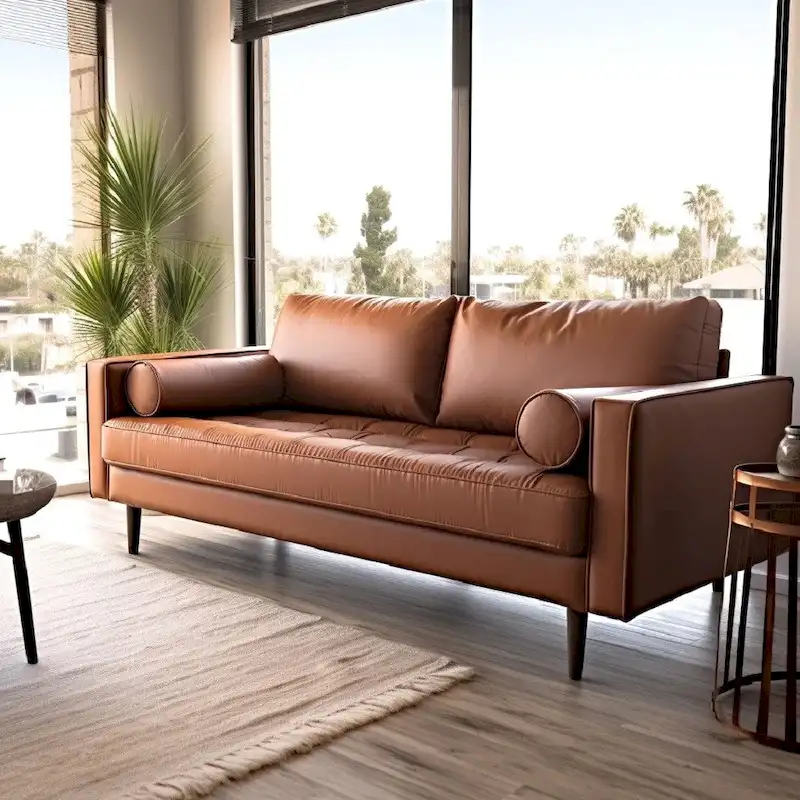 Birkdale 70.1 Faux Leather Sofa