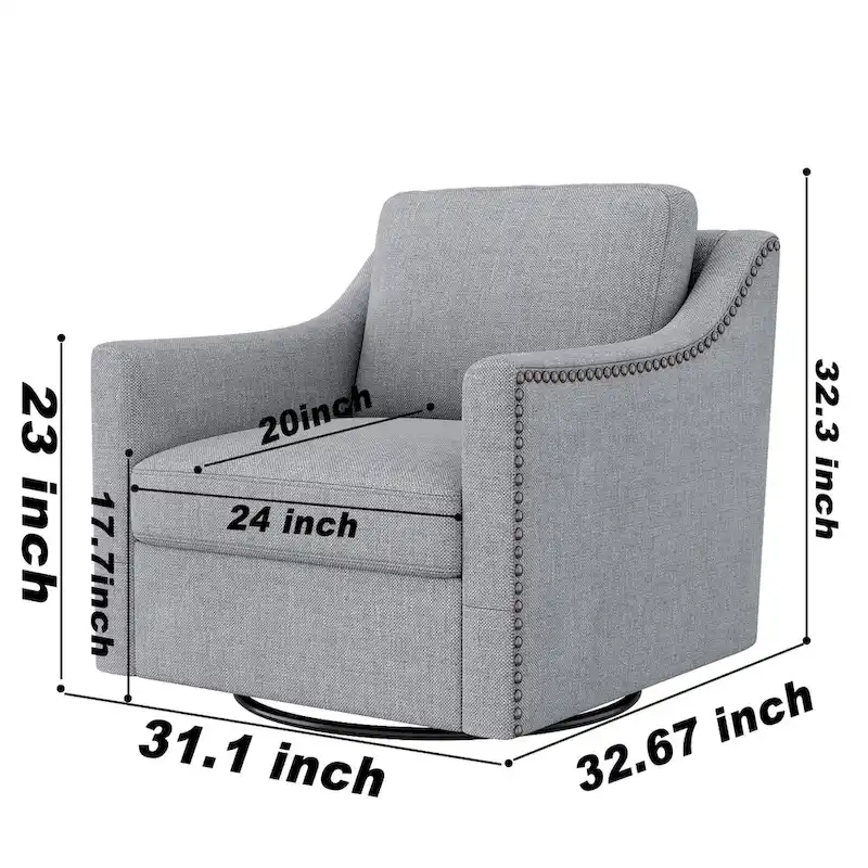 360 Degree Swivel Armchair