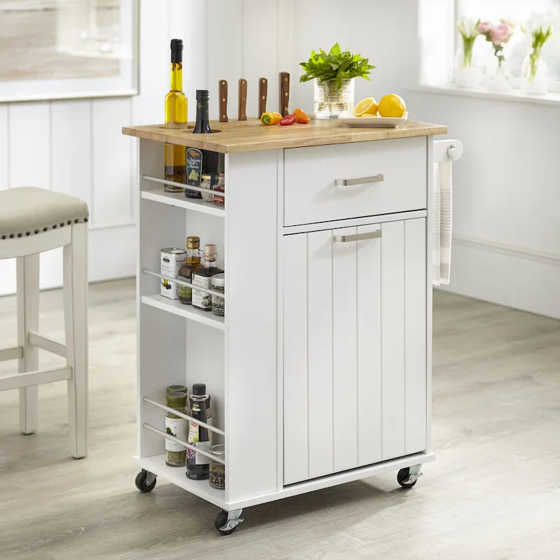 Simple Living Lima Rolling Kitchen Cart