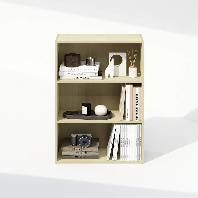 Furinno Simple Open Shelf, Bookcases, 3-Tier