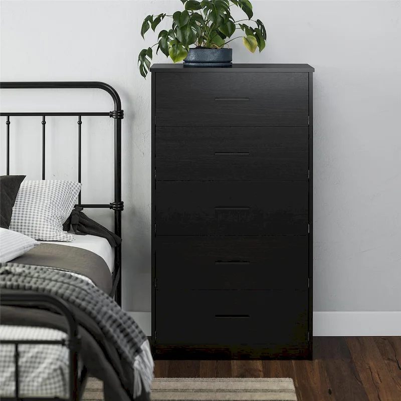 Ameriwood Home BrEZ Build Pearce Tall 5 Drawer Dresser