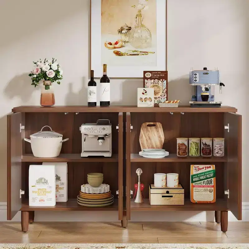 59.4-Inch Buffet Cabinet Sideboard