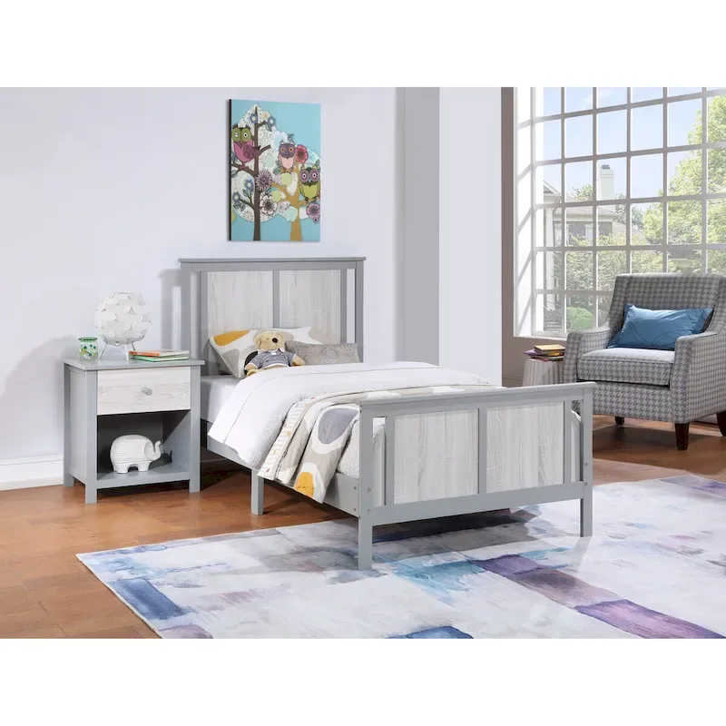 Olive & Opie Connelly Reversible Panel Twin Bed
