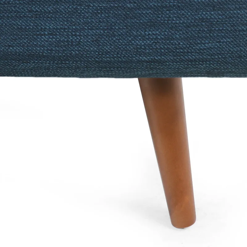 Modern 76.5 3-Seater Sofa with Birchwood Legs and Pillows