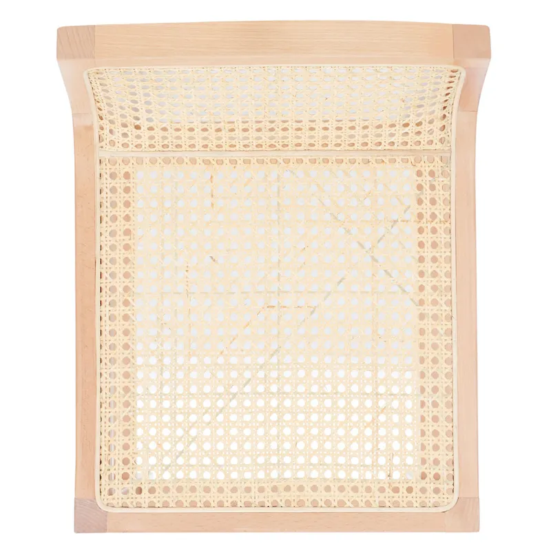 Natural Cane Low Back Counter Stool