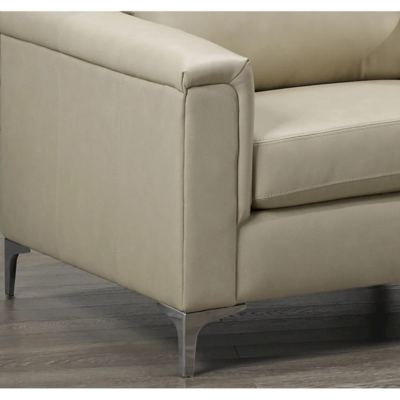 Lessa Modern Premium Top Grain Leather Sofa