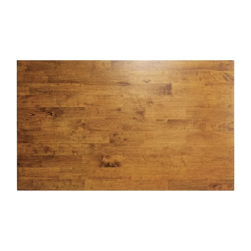 Solid Wood Commercial Grade Trestle Base Dining Table