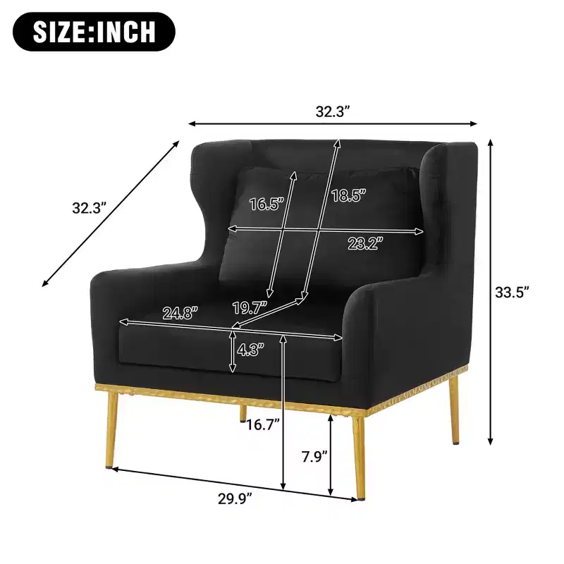 Christopher Knight Home Galina Modern Velvet Armchair with Pillow