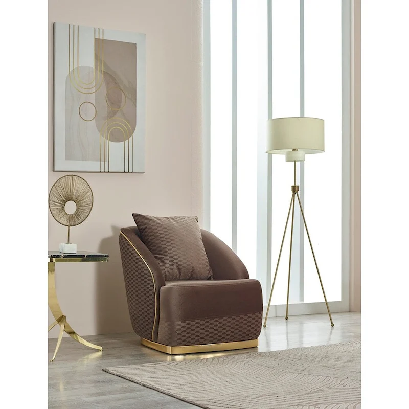 Elise 3-piece Living room Set Pillow Back