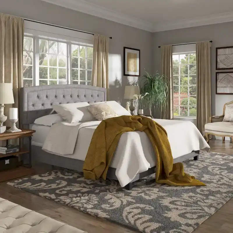 Fontana Adjustable Diamond-tufted Arched Back Bed by iNSPIRE Q Classic