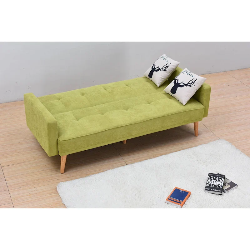 Velvet Wingback Push Back Recliner Chair
