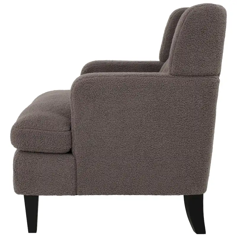 Nabo Modern Fabric Accent Chair with Cushion Back by Christopher Knight Home