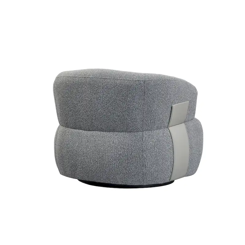 33W 360 Swivel Modern Barrel Chair Accent Chair Set of 2