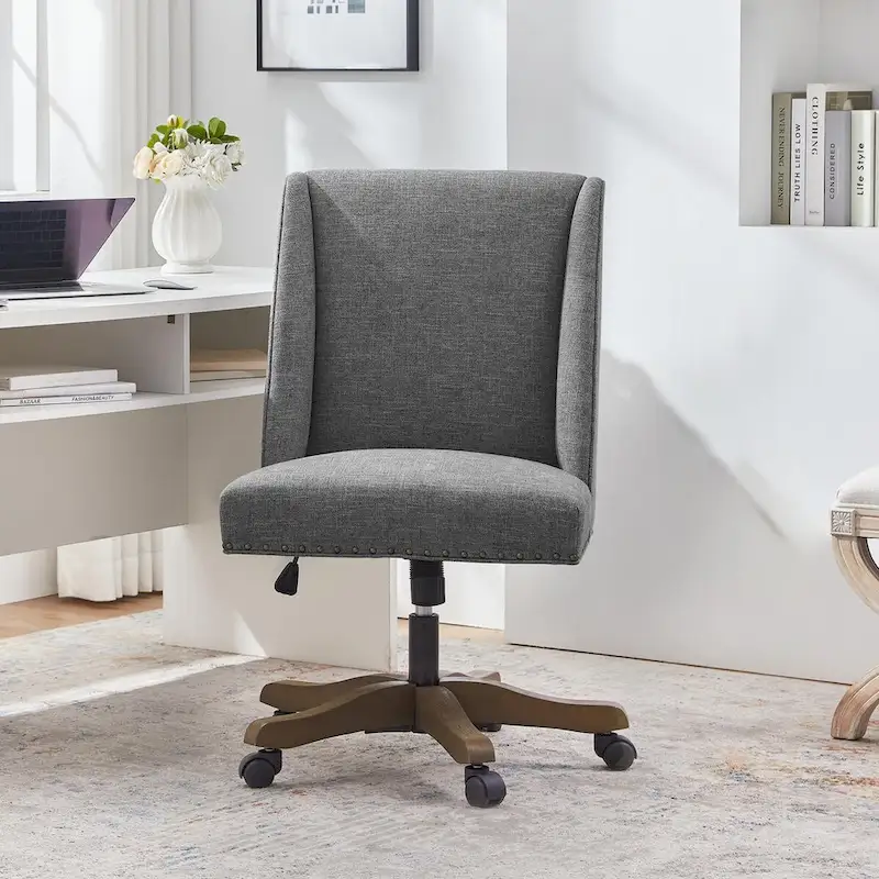 Huimo Home Office Desk Chair with Wheels, 360 Swivel