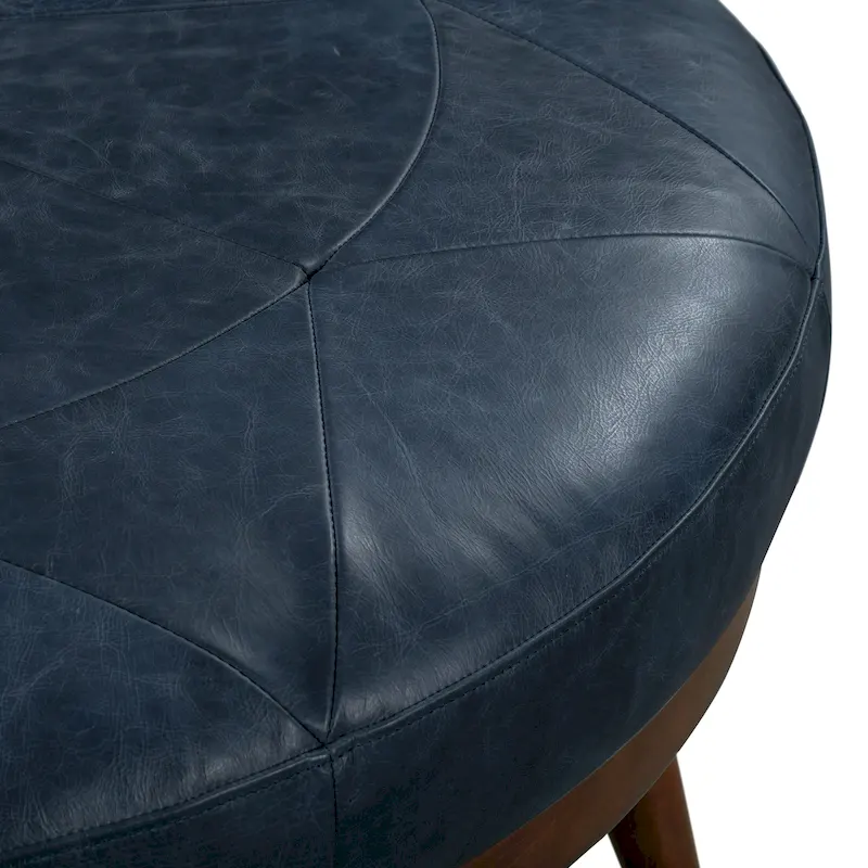 Poly & Bark Gio Ottoman - Full Grain Genuine Italian Leather