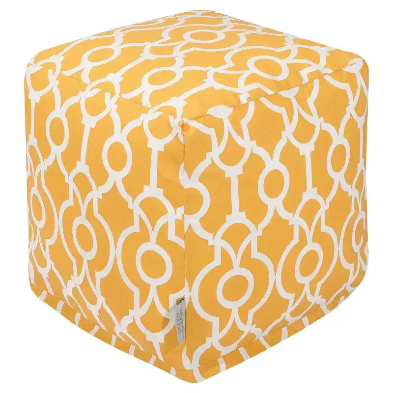 Majestic Home Goods,Cube Pouf Athens