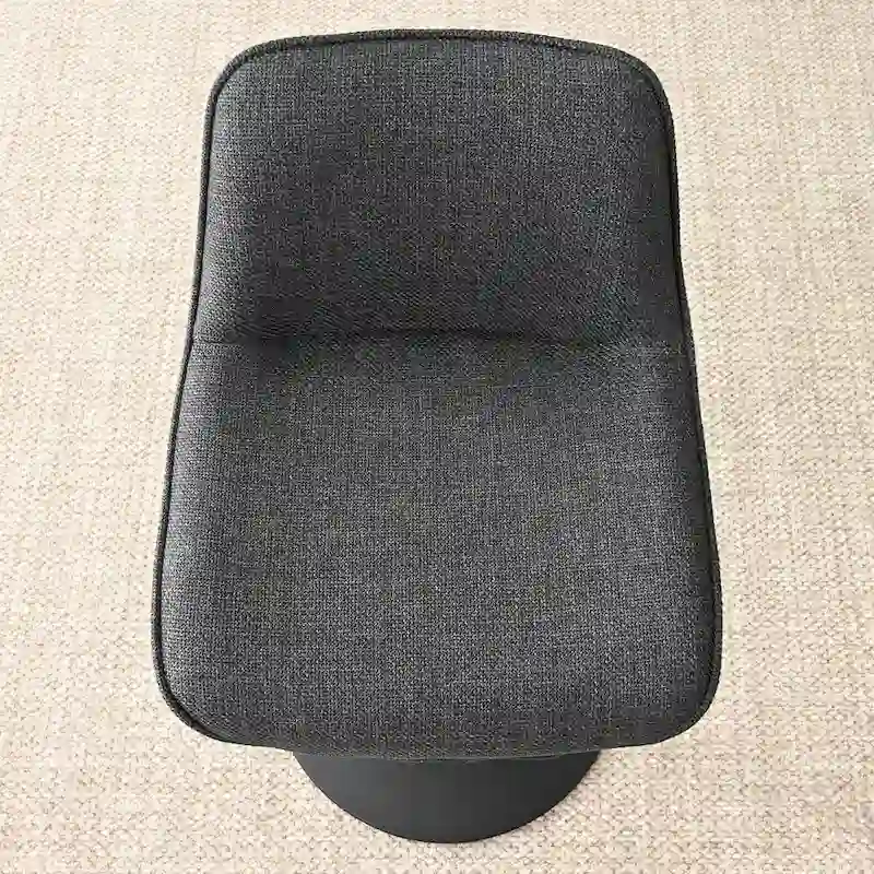 18 Bigger Base Vinyl Adjustable Height Swivel Bar Stool, Set of 2