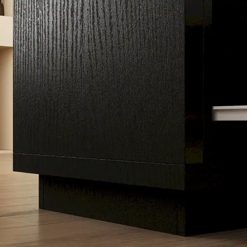 Entertainment Center Table Retracted Extendable TV Stand in Stretch