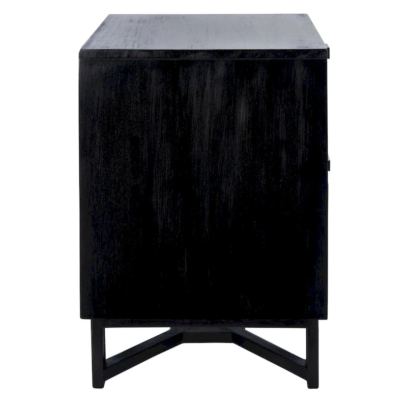 SAFAVIEH Dayana 2-Drawer Rattan Accent Table Nightstand