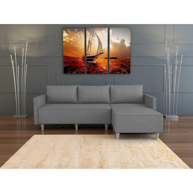 Bolivya Modern L-shaped Sectional Sofa